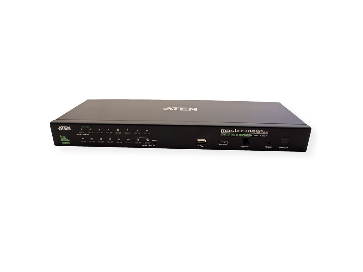 ATEN CS1716A Switch KVM VGA, PS/2-USB, port périphérique USB, 16 ports