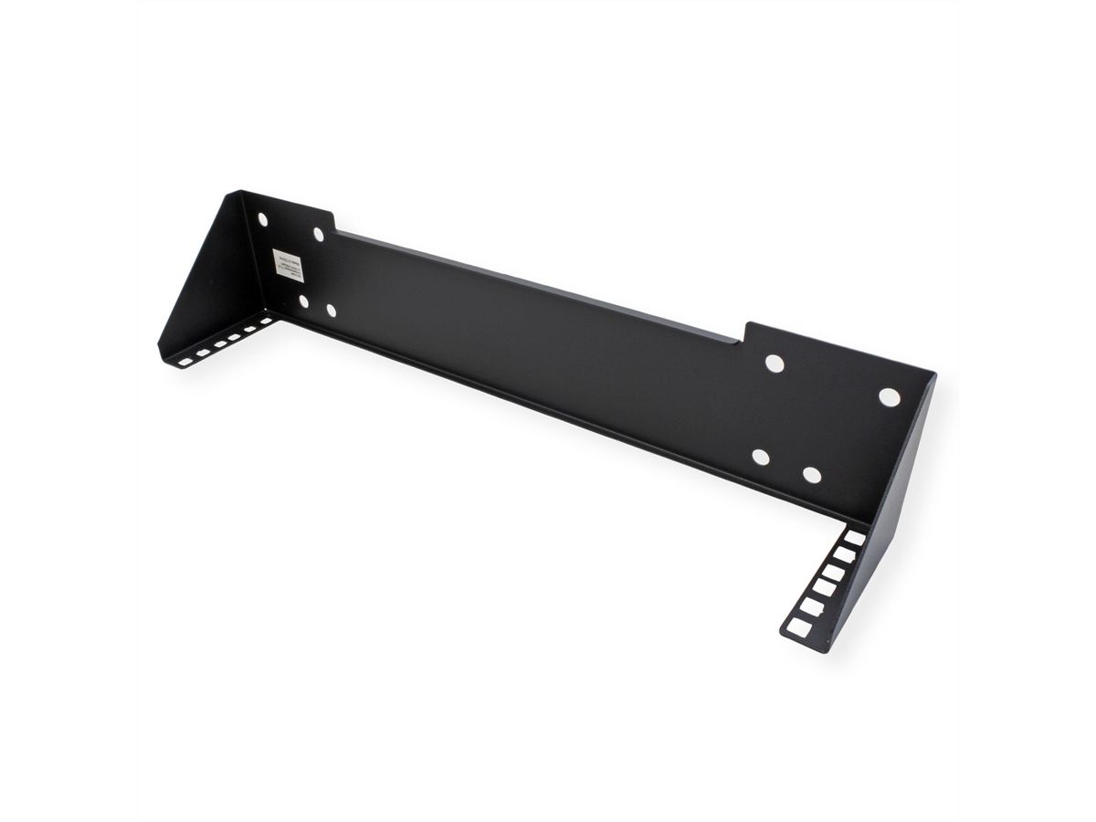 VALUE 19-Zoll-Wand-/Untertischhalterung, 2 HE, schwarz