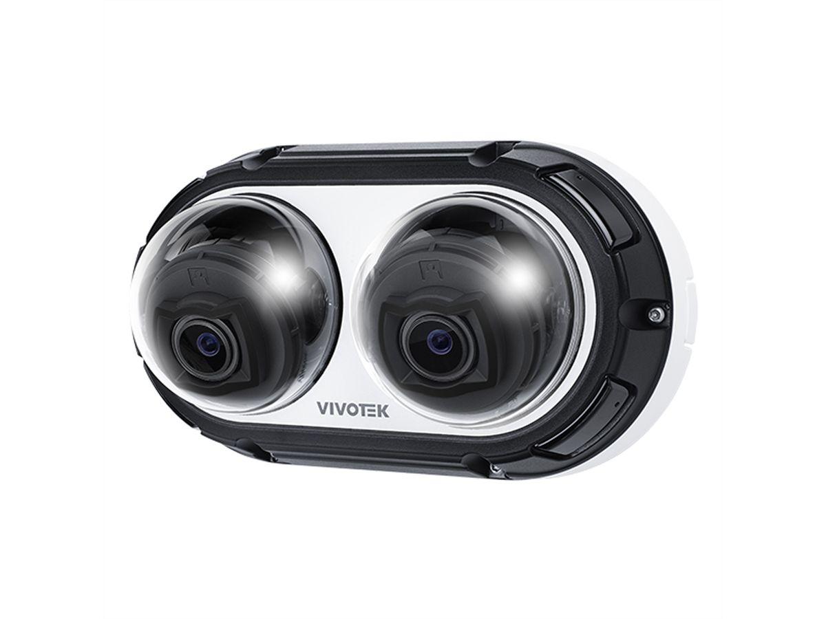 Vivotek MA9312-EHTV Vandal-Multisensor Kamera 2x 8 MP, 45.1-110.4°, IR-LED 20m