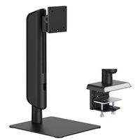 VALUE Schwerlast-LCD-Arm, freistehend, höhenverstellbar, 17-49 Zoll, bis 18 kg, schwarz