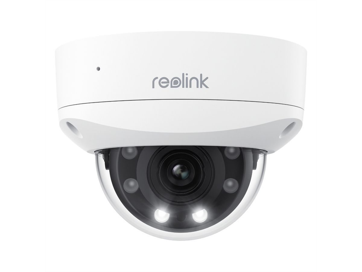 Reolink P437 Outdoor Vandal-Dome-Camera , 8 MP, 31-100°, IR-LED 30m, PoE