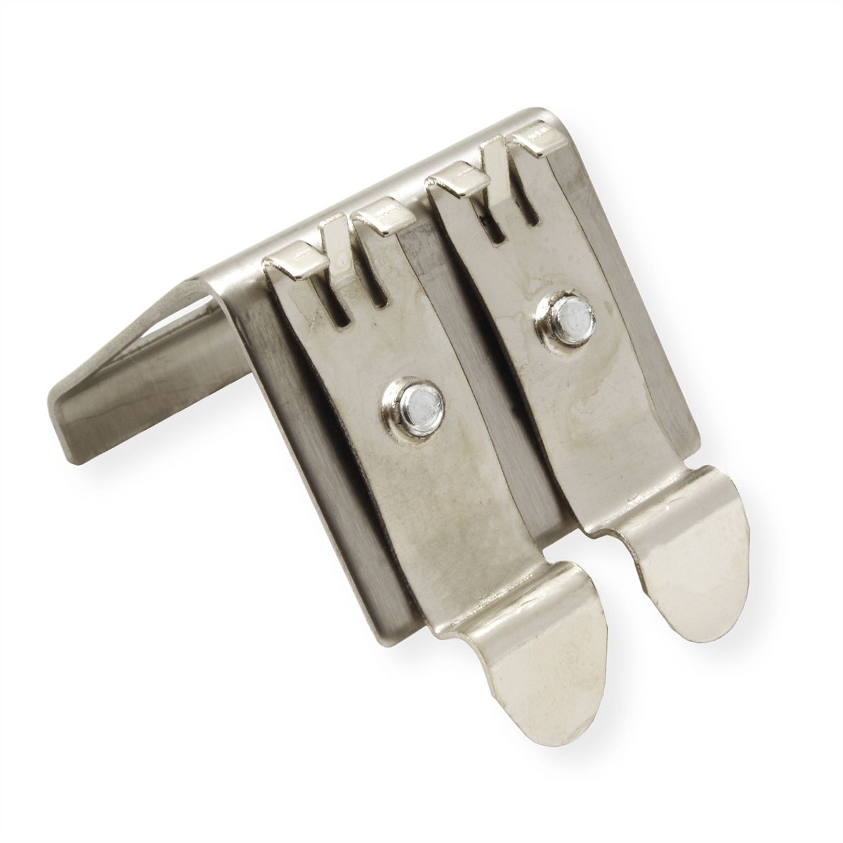 VALUE Adaptateur pour rail DIN, vide, pour 2 Keystones