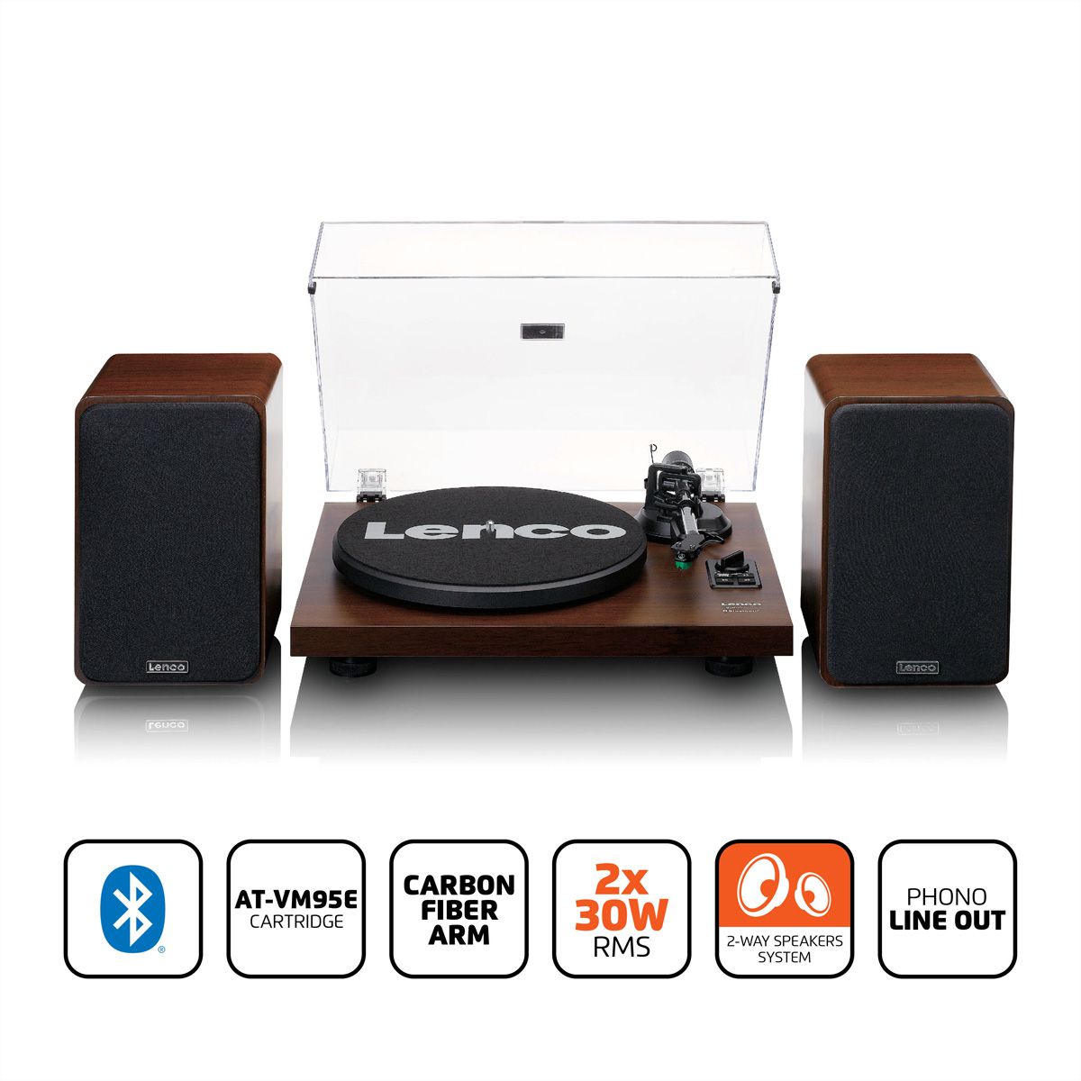 Lenco Platine vinyle LS-600WA, bois