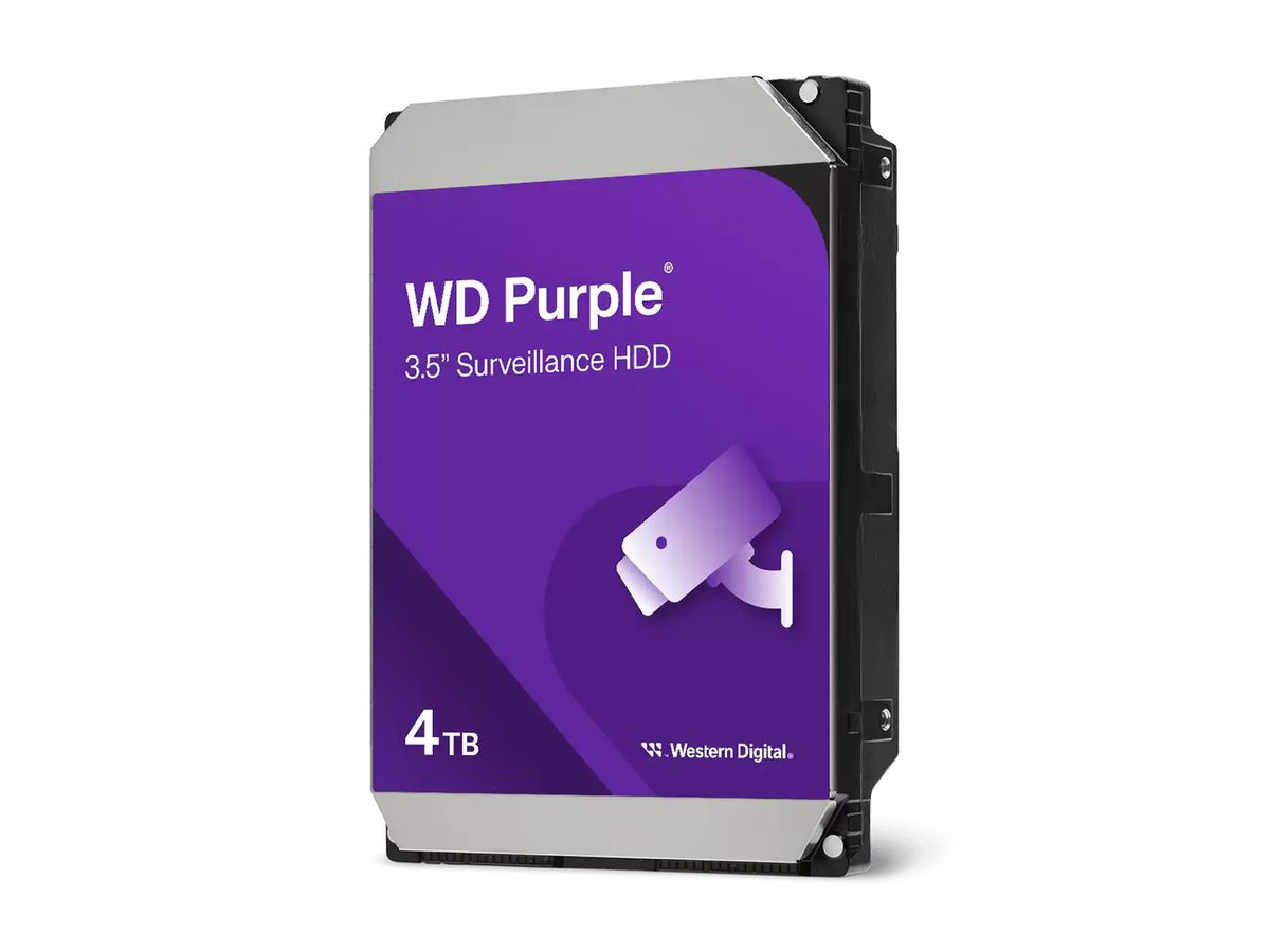 Western Digital Disque dur WD purple Pro 3.5" pouces, 4 To