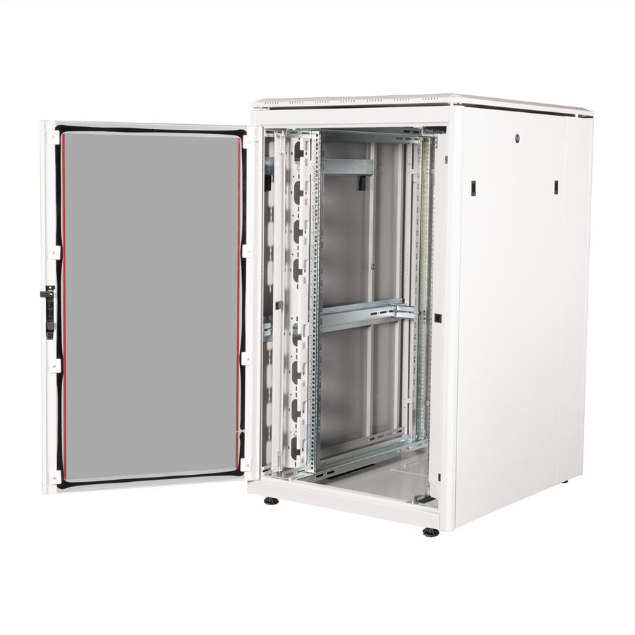 ROLINE 19-Zoll Netzwerkschrank Pro 26 HE, 800x1000 BxT Glastür grau