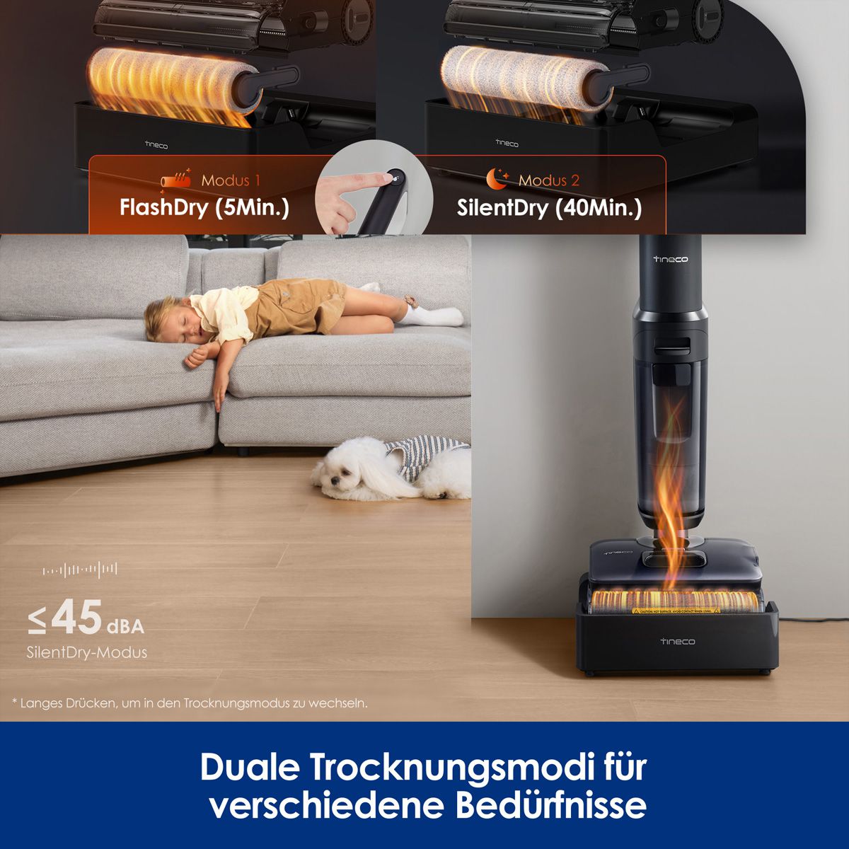 Tineco FLOOR ONE S7 Extensible Vapeur Plus, Aspirateur laveur