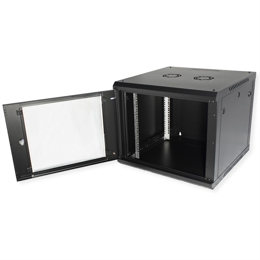 ROLINE 19-Zoll Wandgehäuse Basic Plus 9HE, 600x600 BxT schwarz