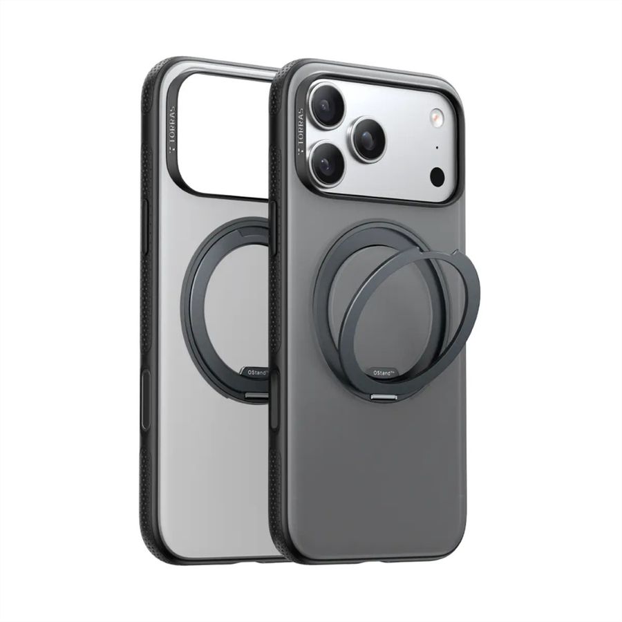Torras Ostand R Fitness Case, iPhone 17 Pro, MagSafe, noir
