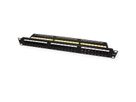 VALUE Kat.6 (Class E) 19"-Patchpanel, 24P, ungeschirmt, schwarz