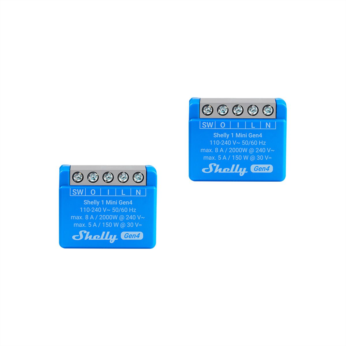 Shelly Schaltaktor 1 Mini Gen4 (2 Stk.)
