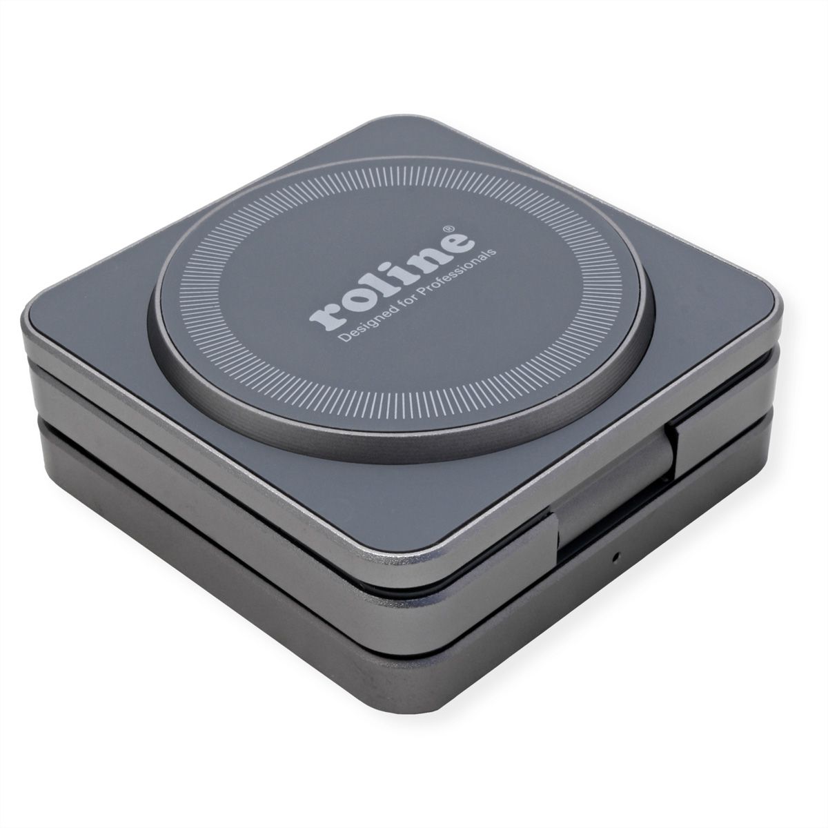 ROLINE 3-in-1 Induktions-Ladestation, faltbar, für Samsung