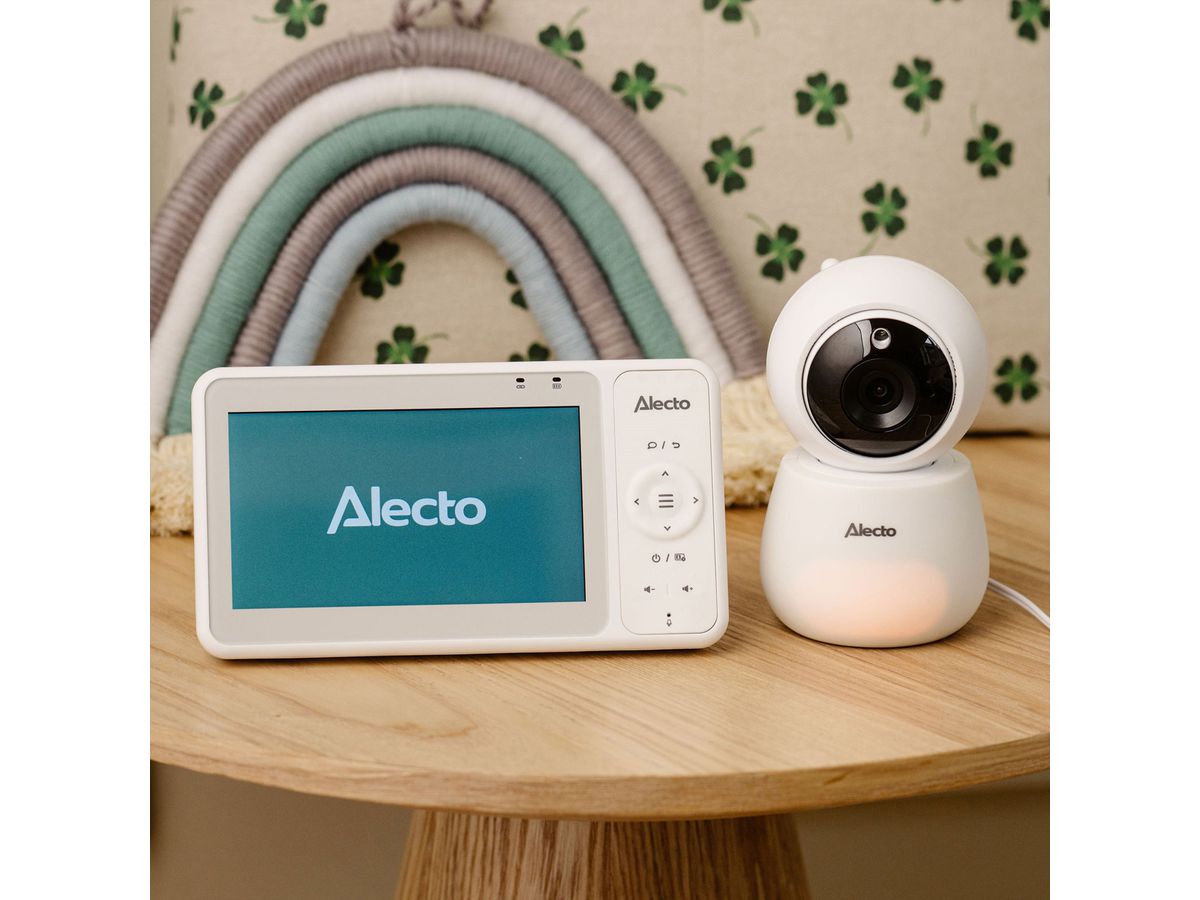 Alecto Babyphone DVM2050 12.7cm Display, schwenkbare Kamera, Nachtlicht