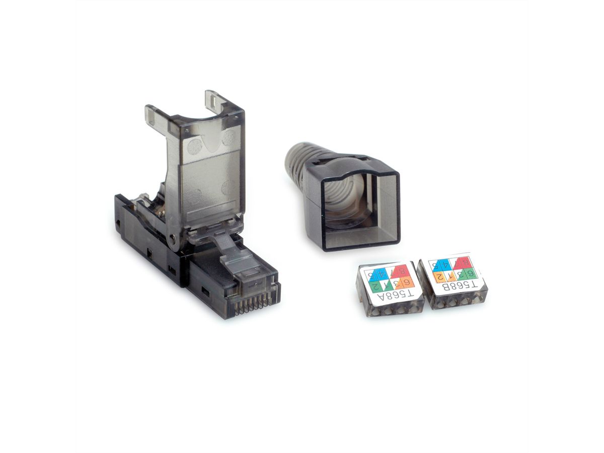 VALUE feldkonfektionierbarer RJ-45 Stecker Cat.6 (Class E), UTP