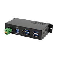 EXSYS EX-1185HMVS-2 Hub USB 3.2 Gen1 métal à 4 ports, protection de surtension 15KV ESD
