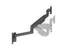 ROLINE Bras LCD, fixation murale, charge maximale de 27 kg, <144,78cm (57")