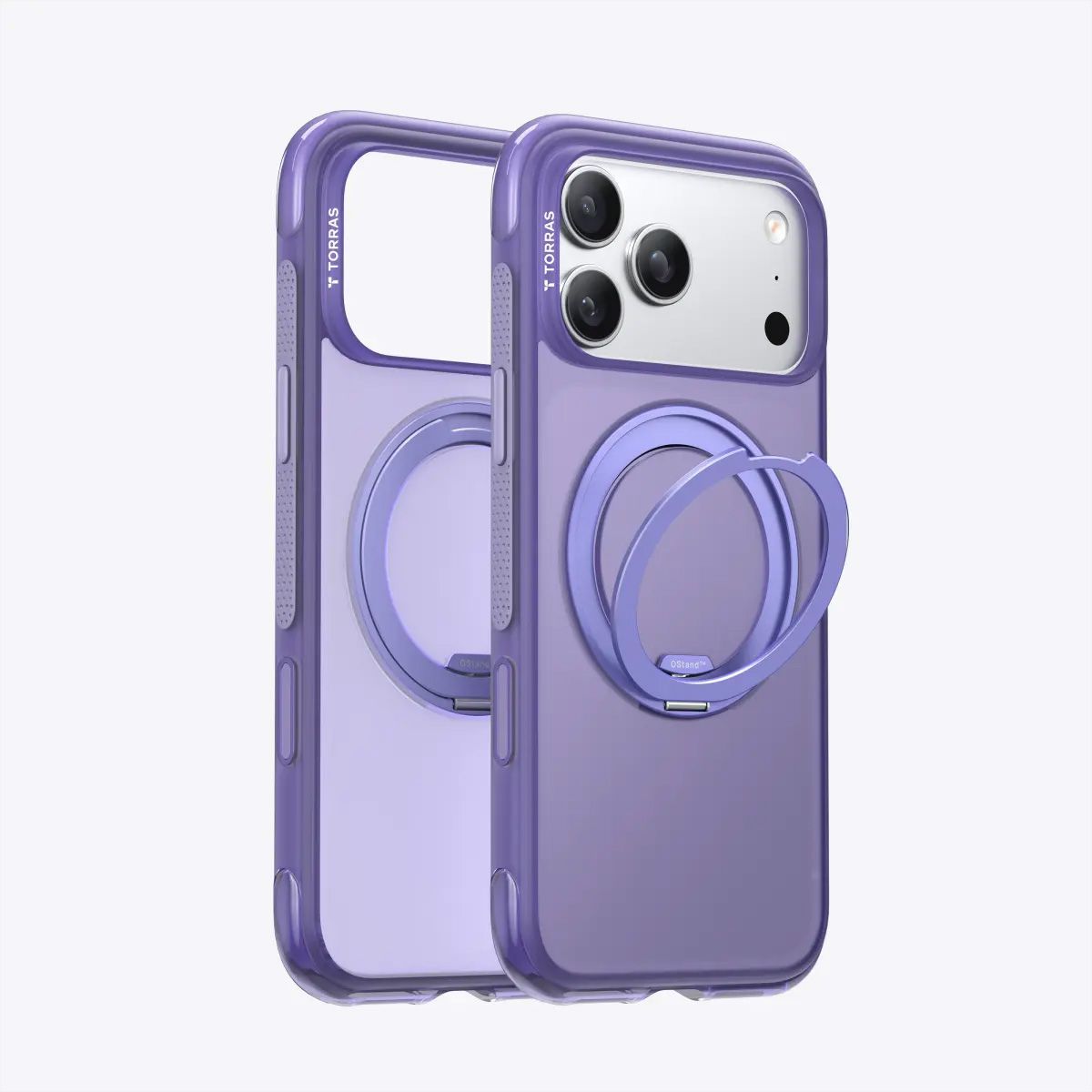 Torras Ostand O3 Air Case, iPhone 17 Pro, violet