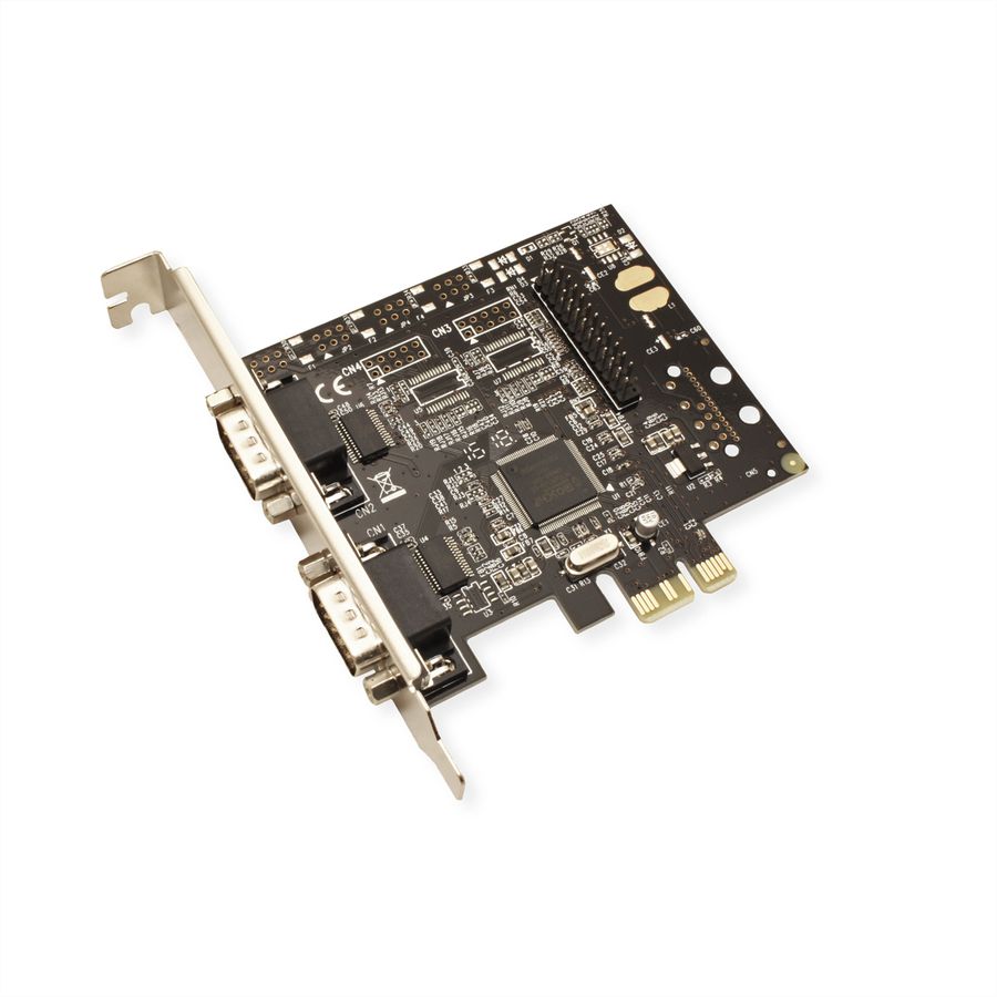 VALUE Carte PCI-Express 1P+2S, 1x parallèle EPP/ECP, 2x RS232, DB9