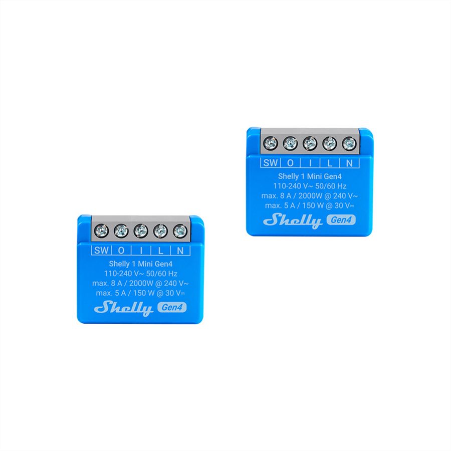 Shelly Schaltaktor 1 Mini Gen4 (2 Stk.)