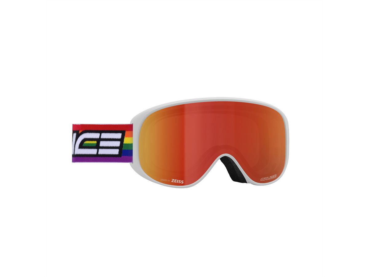 Salice Occhiali Skibrille 100DARWF, White-Red Darw Red