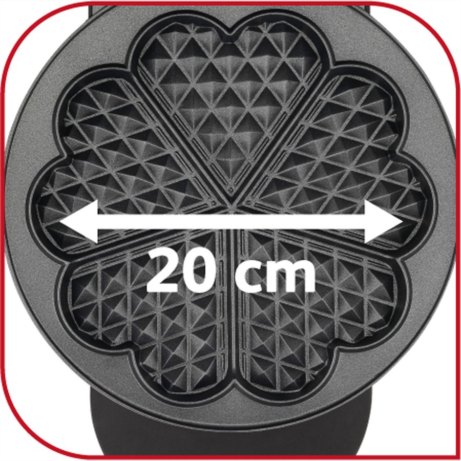 Tefal Waffeleisen Herz, Sandwich und Waffeleisen