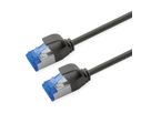 ROLINE Cordon Cat.6A (Classe EA) S/FTP (PiMF), LSOH, PoE , noir, 10 m