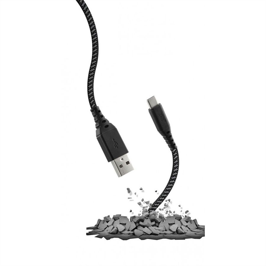T'NB XW3M USB/USB C Kabel, schwarz/grau, 1,5 Meter