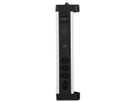 Schönenberger Alu-Tisch-Steckdosenleiste, 4xT13, 1xUSB-A, 1xUSB-C, schwarz
