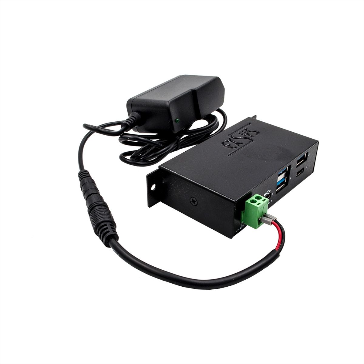EXSYS EX-K1110 DC-Jack Kabel für Terminal Block, schwarz