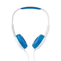 Nedis On-Ear-Kopfhörer mit Kabel, 3.5 mm /Kabellänge: 1.20 m / 82 Db/ Blau