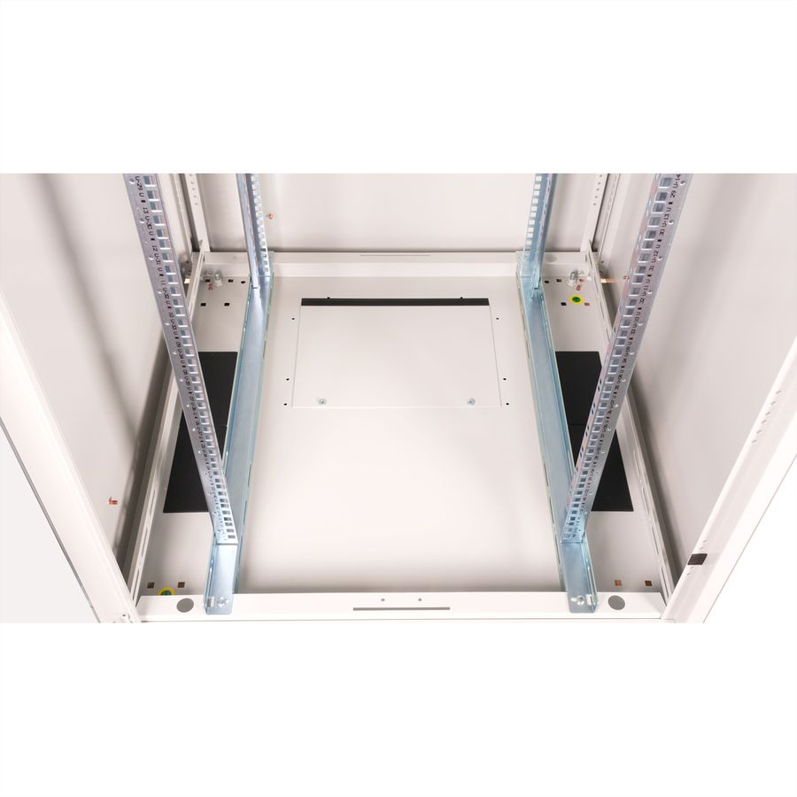 ROLINE 19-Zoll Netzwerkschrank Basic 42 HE, 800x800 BxT Glastür grau