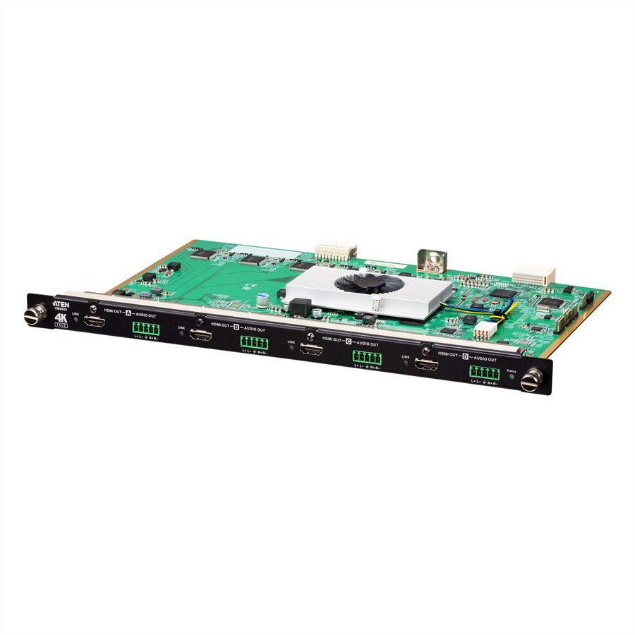 ATEN VM8824 Carte de sortie HDMI True 4K à 4 ports avec ajusteur