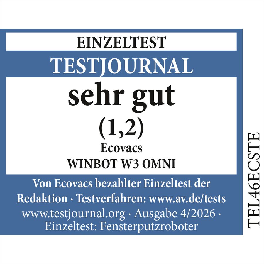 Ecovacs Fensterreiniger W3 OMNI Winbot, weiß