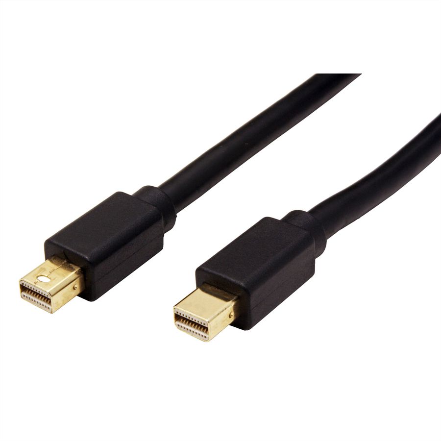 ROLINE Mini DisplayPort Kabel, v1.4, mDP - mDP, ST - ST, schwarz, 1 m