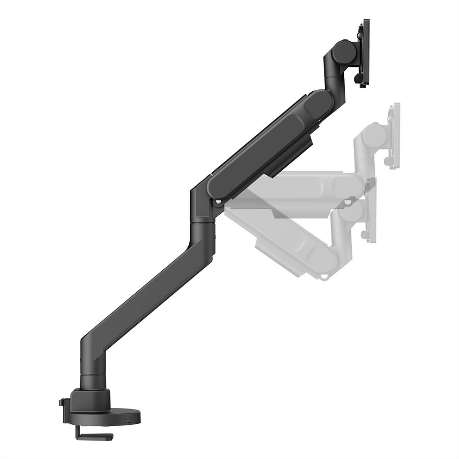 ROLINE Bras LCD standard, fixation sur bureau, charge maximale de 27 kg, <144,8cm (57")