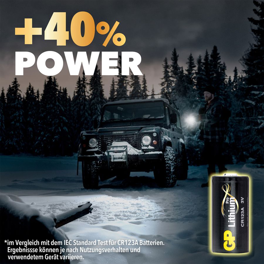 GP Batteries Lithium CR123A 2er Blister
