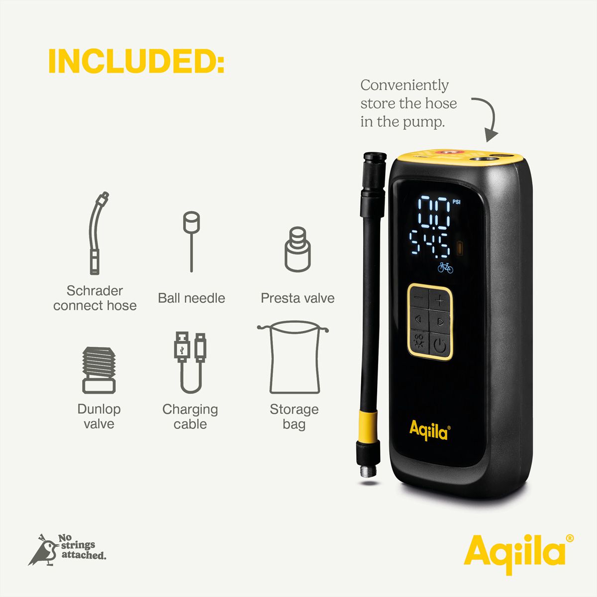Aqiila Airbird C4 Tragbarer Kompressor