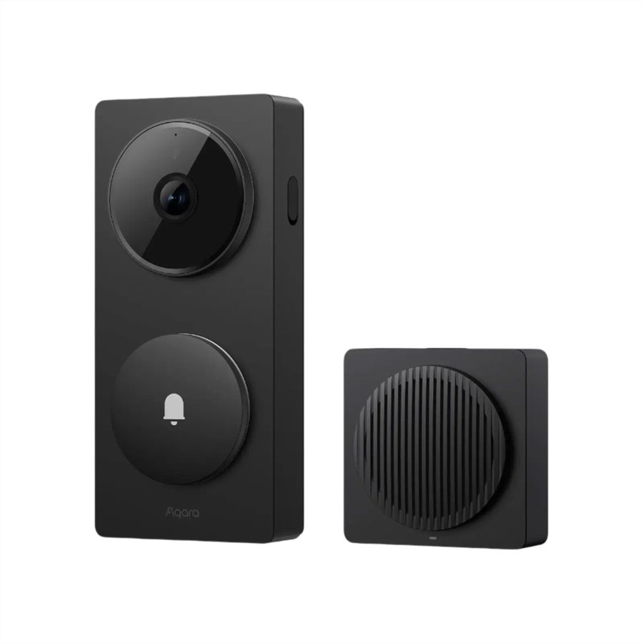 Aqara Smart Video Doorbell G410, 3 MP, 175°, IR-LED 10m, WiFi, noir