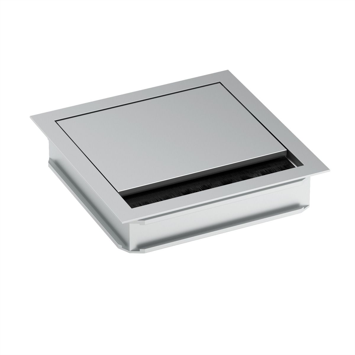 BACHMANN LOOP SQUARE Passe-câbles, argent