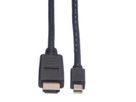 VALUE Mini DisplayPort Câble, Mini DP - HDTV, M/M, noir, 3 m