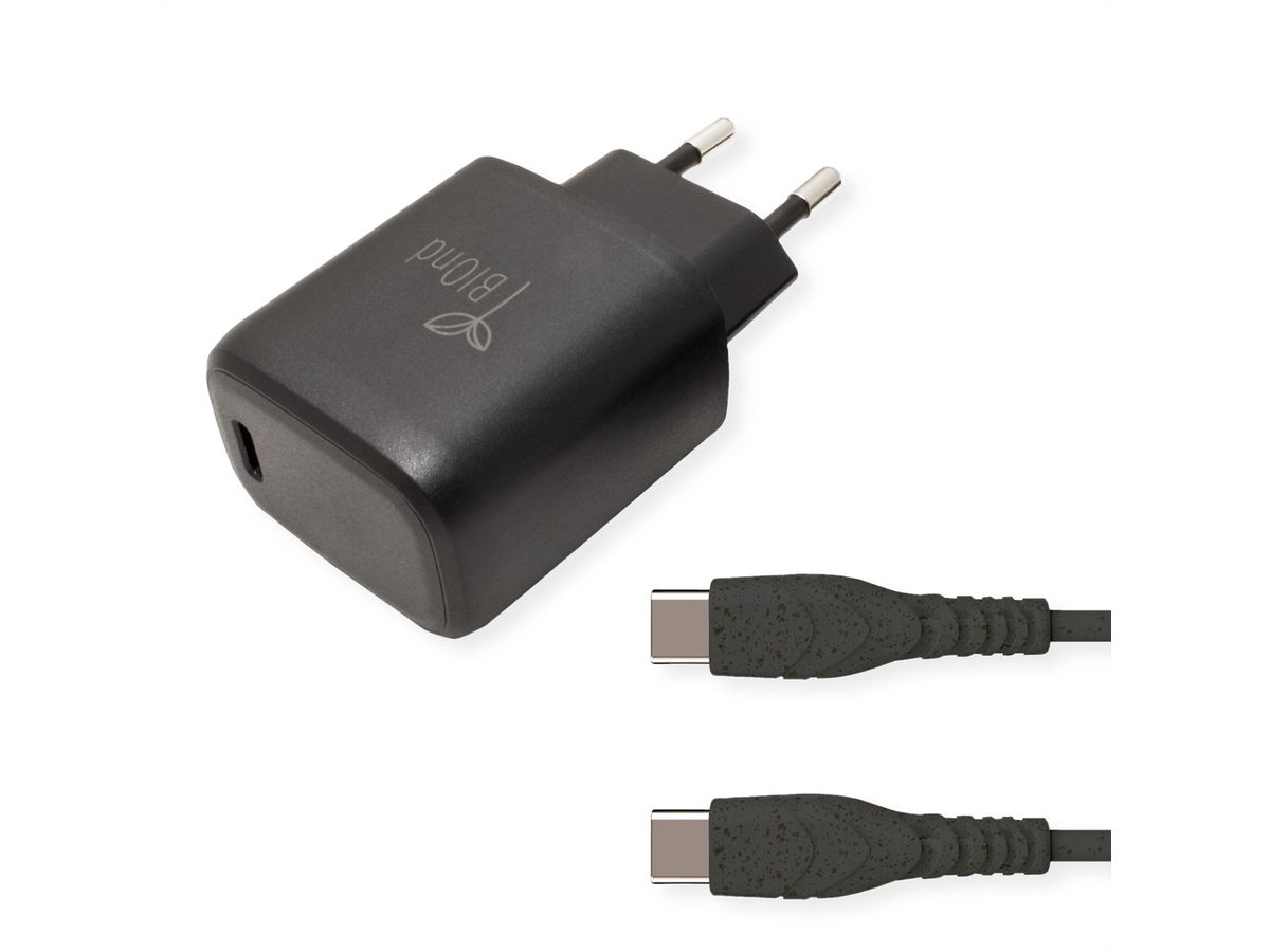 BIOnd BIO-CTC-25W Chargeur USB-C + câble USB-C