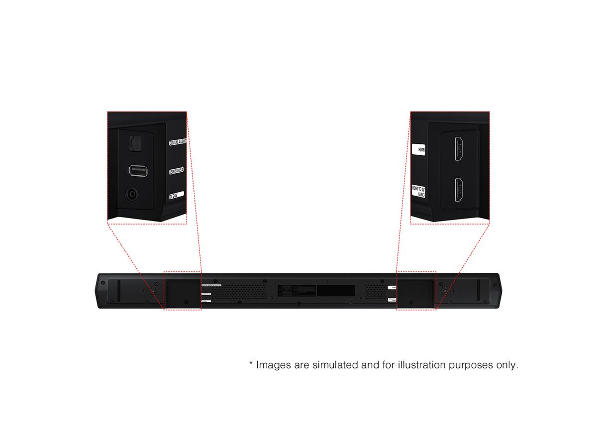 Samsung Soundbar HW-B650D, Noir