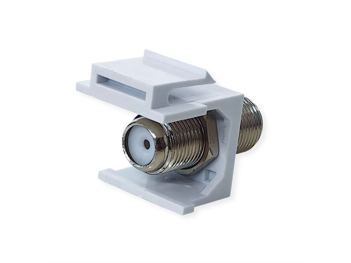 VALUE Coupleur Keystone type F, plastique