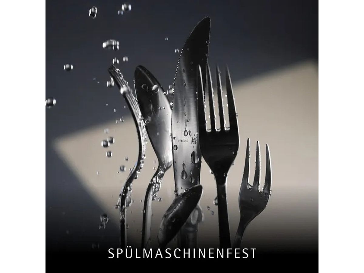 WMF Flame Plus Besteck-Set, 30-teilig, Cromargan protect®, poliert, Silber, Edelstahl