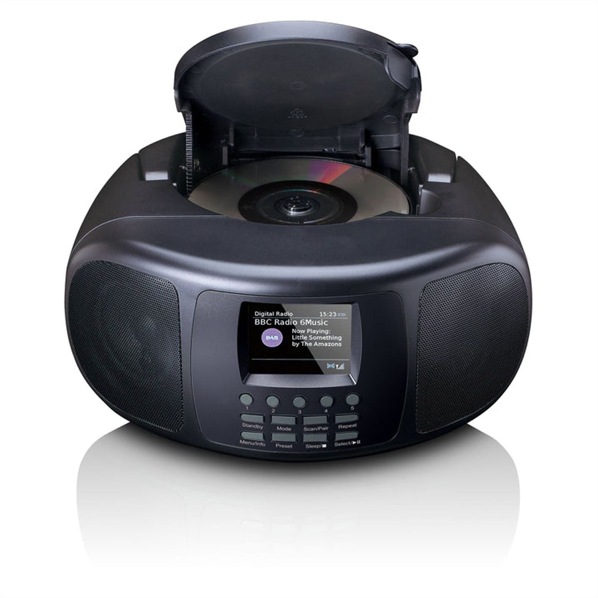 Lenco Internet Radio SCD-6000BK DAB+/FM, Bluetooth, CD-Player, LCD-Farbdisplay