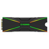 Xilence M2SSD.B.ARGB Radiateur M.2 2280 SSD PCIe NVMe/SATA, 3PIN ARGB 5V, passif