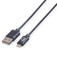 VALUE Câble de charge et synchronisation pour appareils à connecteur 8pin, 1 m