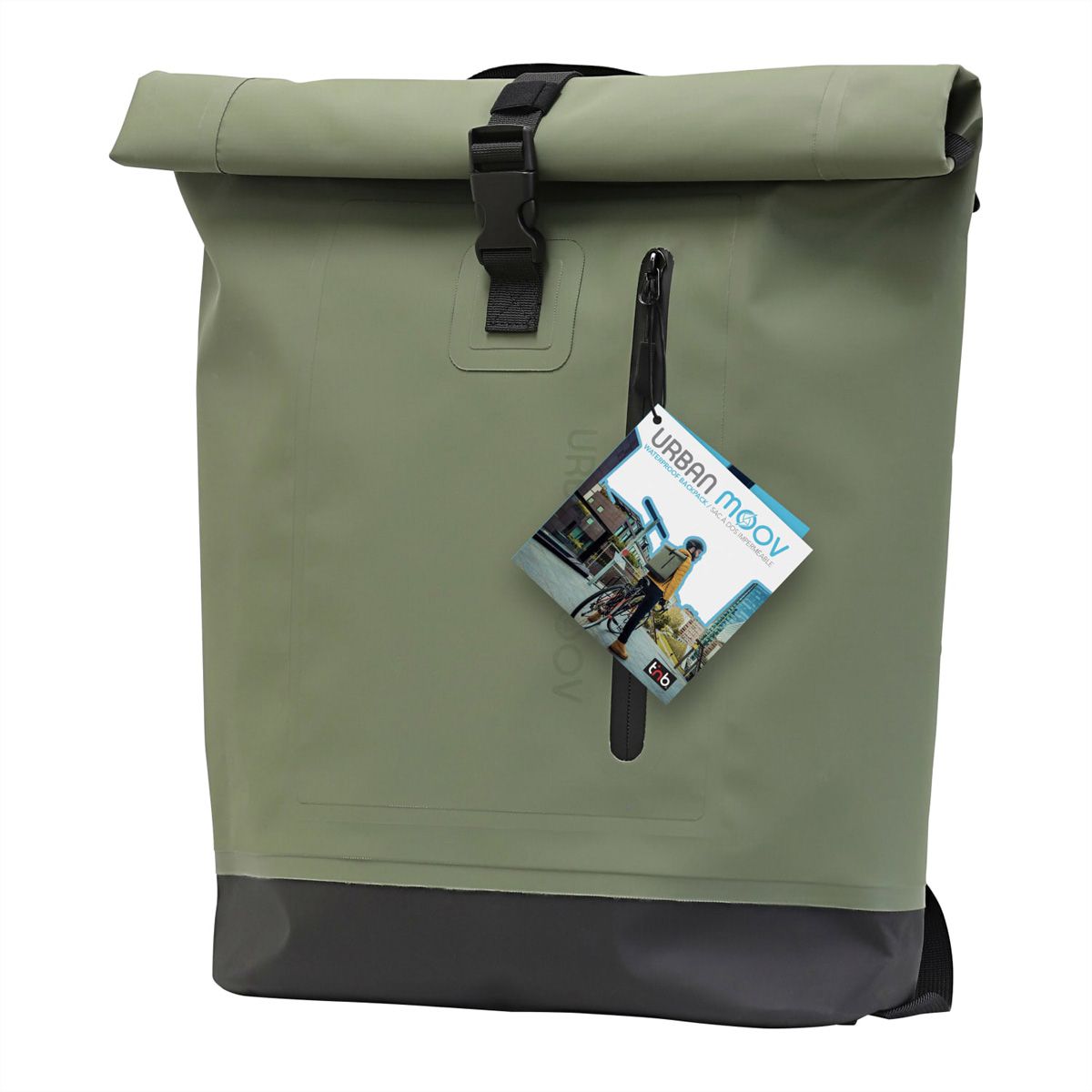 T'nB Sac à dos Rollup UMWATERBAG2GN, résistant au lavage, 20-25L