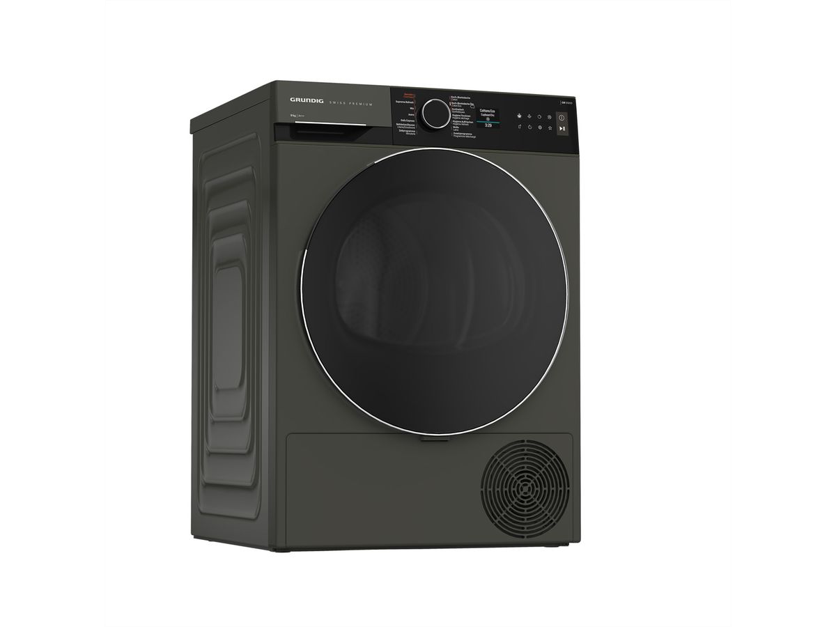 Grundig Wäschetrockner GTR9100, 9kg, A+++, manhattan gray