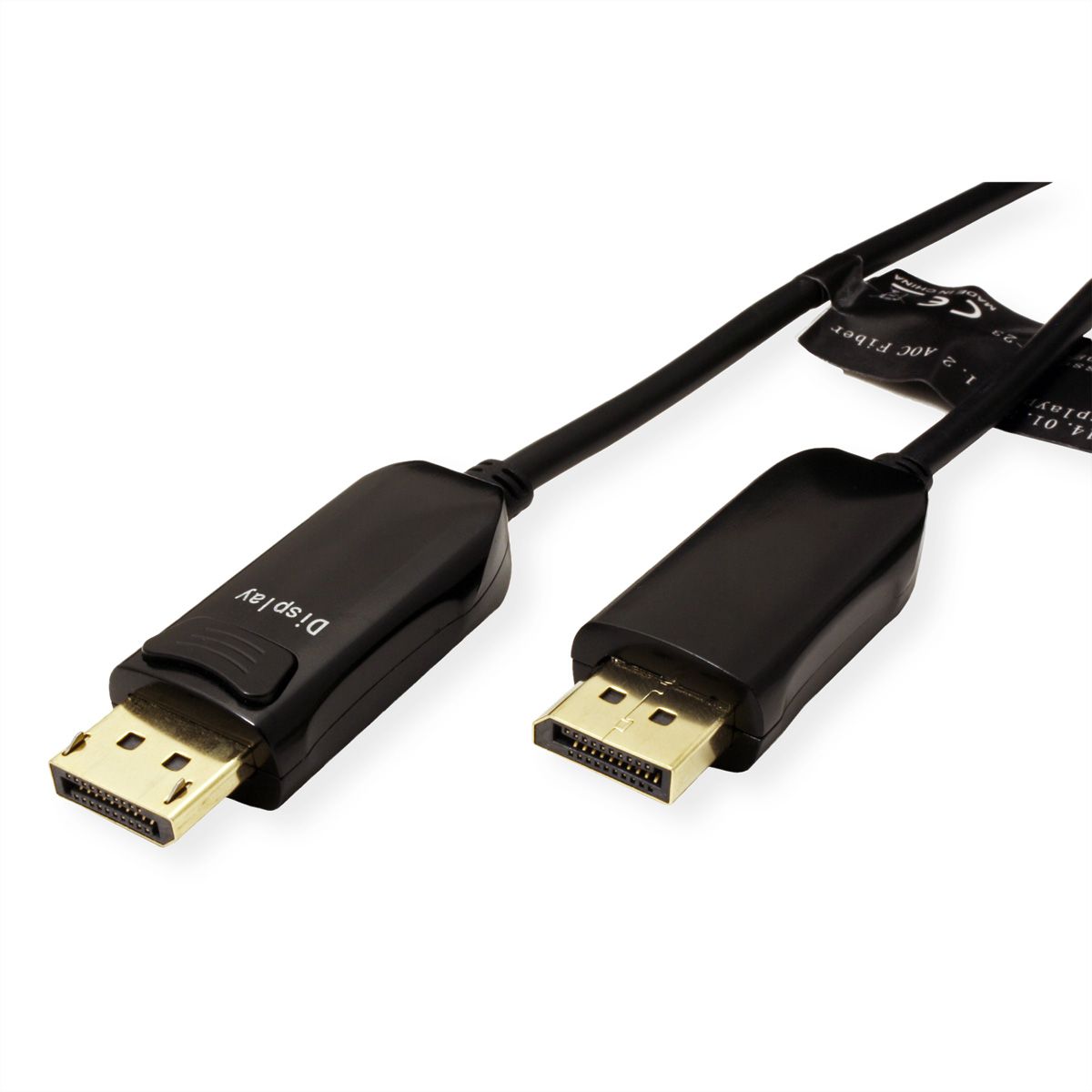 ROLINE DisplayPort v1.4 Kabel (AOC), ST/ST, 20 m