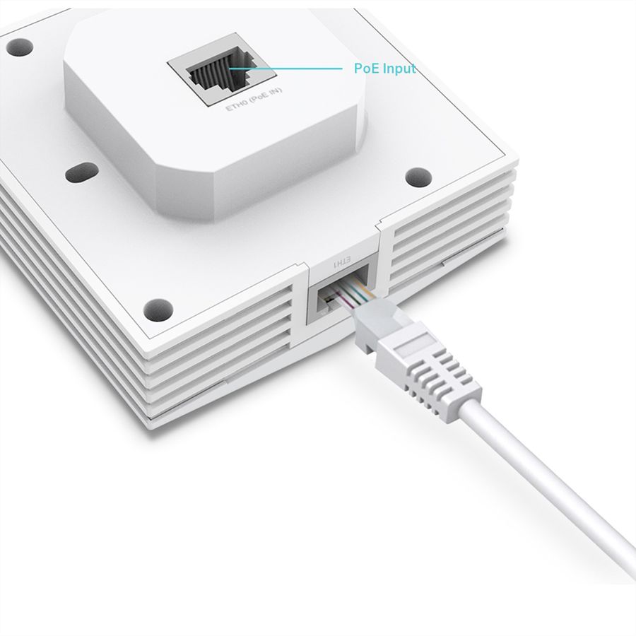 TP-Link EAP650-Wall Access Point , 2× Gigabit RJ45 Port, Dual-Band